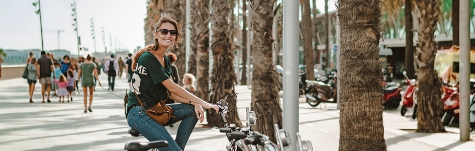 Sightseeing P Cykel I Barcelona FDM Travel
